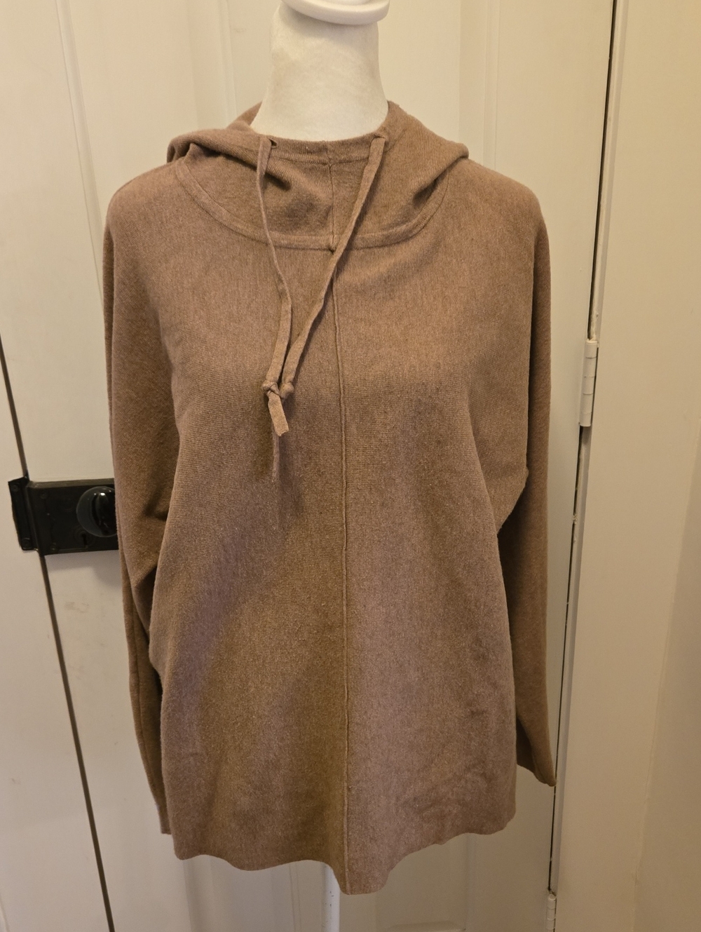 Quince Eco-Knit Milano Stitch Pullover Hoodie XL